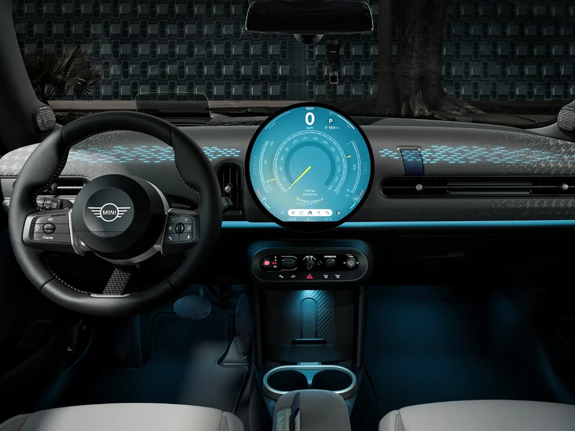 MINI Cooper קבריולה - חלק פנימי - נקודות עיקריות - עיצוב פנימי