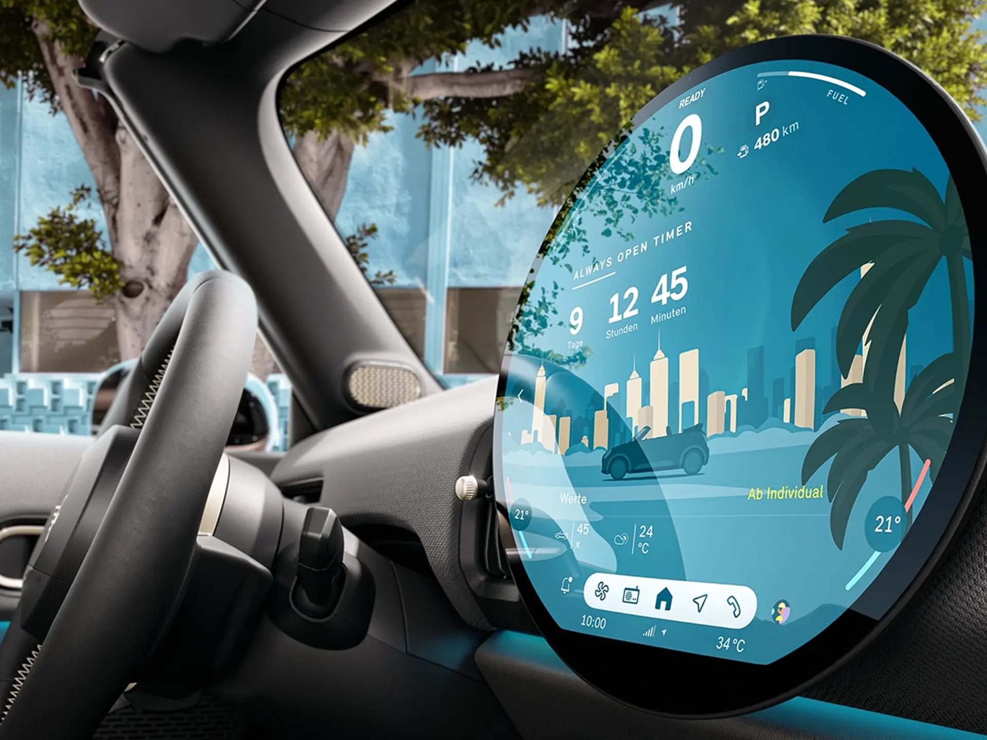 MINI Cooper‏ קבריולה - חוויה דיגיטלית - מערכת הפעלה 9 של mini