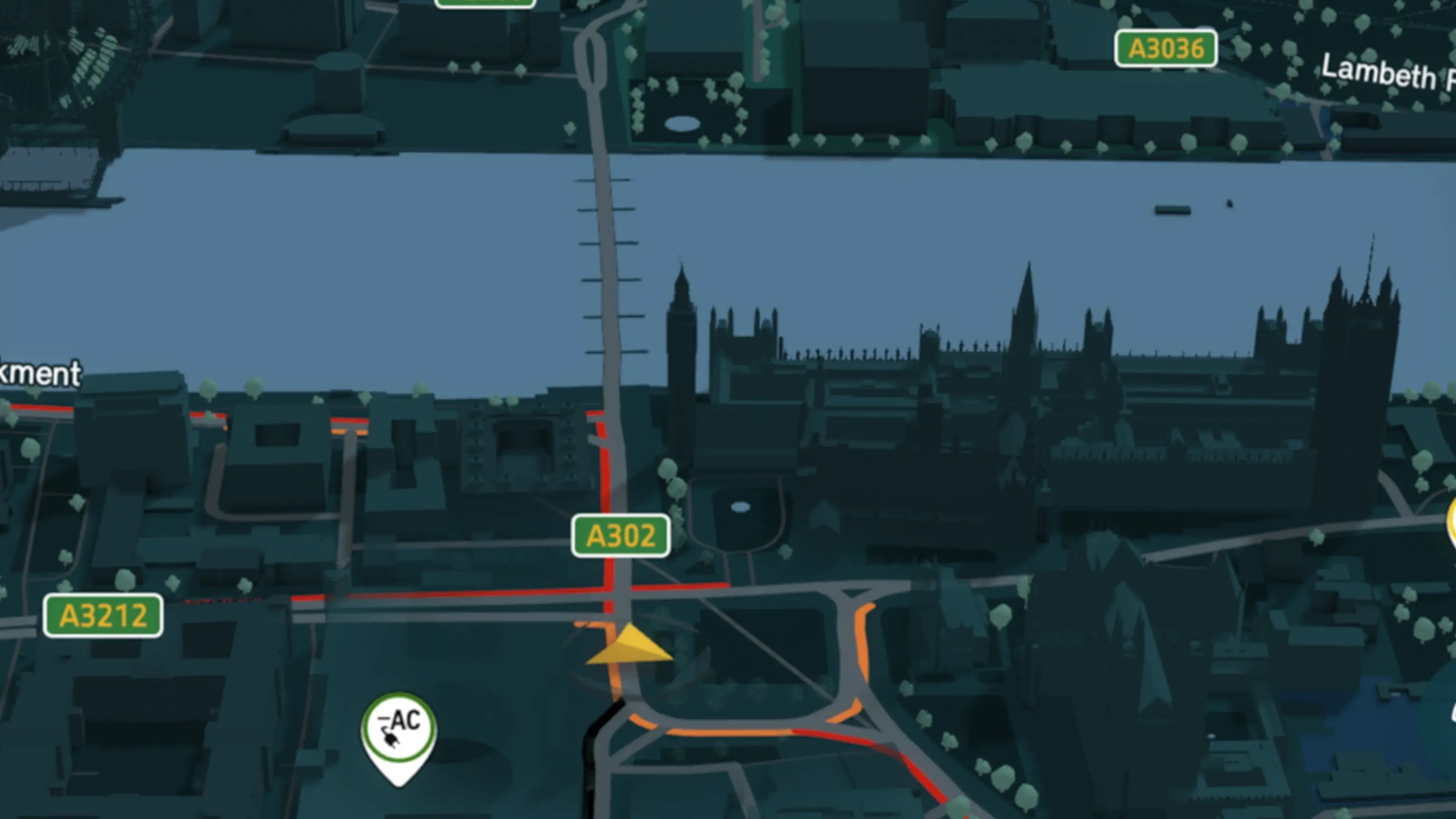 MINI Cooper‏ קבריולה - חוויה דיגיטלית - מצב ניווט