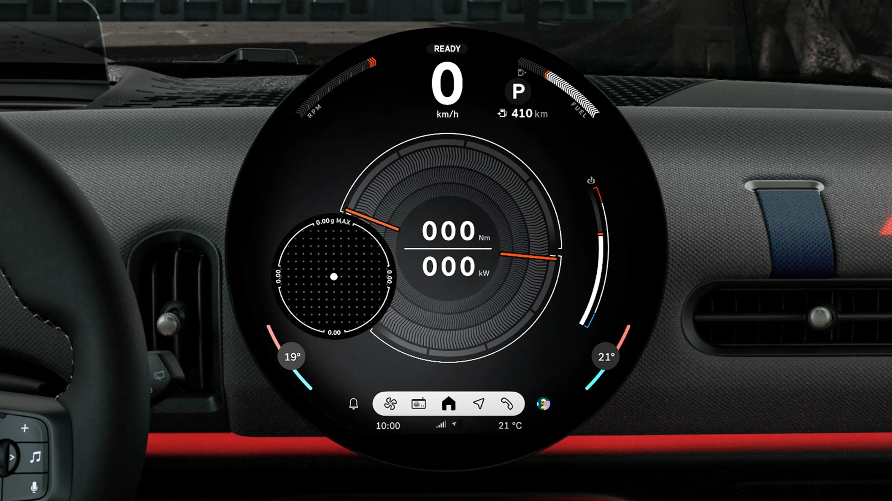 MINI Cooper‏ קבריולה - חוויית נהיגה - מצב gallery - מצב go-kart